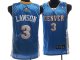 Basketball Jerseys denver nuggets #3 lawson baby blue