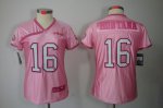 nike women nfl san francisco 49ers #16 joe pink [nike love]