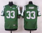 nike new york jets #33 ivory green elite jerseys