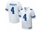 Men's Nike Dallas Cowboys #4 Dak Prescott White Elite Stitched NFL Jersey