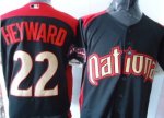 MLB 2011 All Star Atlanta Braves #22 Heyward Black