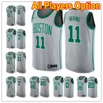 Basketball Boston Celtics All Players Option Gray Swingman City Edition Jersey