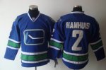 Hockey Jerseys vancouver canucks #2 hamhuis blue[3rd]