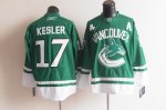 nhl vancouver canucks #17 kesler green cheap jerseys