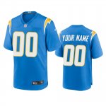 Los Angeles Chargers Custom Powder Blue 2020 Game Jersey