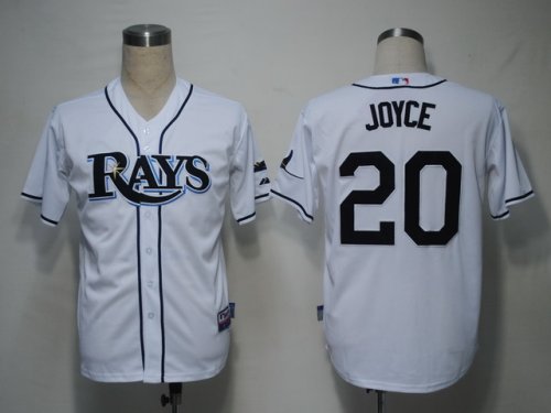 MLB Jerseys Tampa Bay Rays 20 Joyce White Cool Base