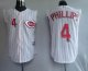 Baseball Jerseys cincinnati reds #4 brandon phillips white