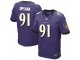 nike nfl baltimore ravens #91 upshaw elite purple jerseys