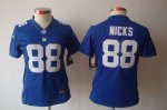 nike women nfl new york giants #88 nicks blue jerseys [nike limi