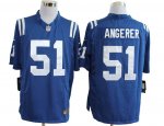 nike nfl indianapolis colts #51 angerer blue cheap jerseys [game