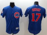 mlb chicago cubs #17 kris bryant majestic blue flexbase authentic collection jerseys
