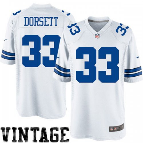 Men\'s NFL Dallas Cowboys #33 Tony Dorsett Nike White Game jerseys