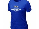Women Seattle Seahawks Blue T-Shirt