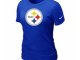 Women Pittsburgh Steelers Blue T-Shirts