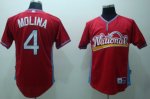 Baseball Jerseys 2009 all star st.louis cardinals #4 molina red
