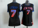 women nba new york knicks #7 anthony black jerseys [limited edit