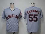 MLB Jerseys Cleveland Indians 55 Carmona Grey Cool Base