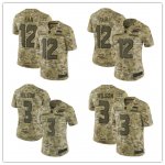 Football Seattle Seahawks Stitched Camo Salute to Service Limited Jersey