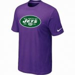 New York Jets sideline legend authentic logo dri-fit T-shirt pur
