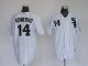Baseball Jerseys chicago white sox #14 paul konerko white(black