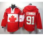 nhl team canada #91 stamkos red [2014 winter olympics][pullover
