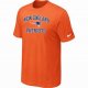 New England Patriots T-shirts orange
