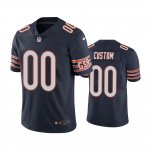 Chicago Bears #00 Men's Navy Custom Color Rush Limited Jersey