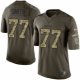 nike nfl dallas cowboys #77 tyron smith green salute to service limited jerseys