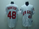Baseball Jerseys los angeles angels #48 hunter white(cool base)