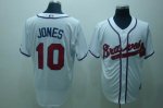 Baseball Jerseys atlanta braves #10 jones white(cool base)