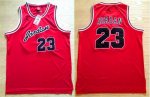 NBA Jersey Chicago Bulls #23 Michael Jordan Red Anniversary Stit