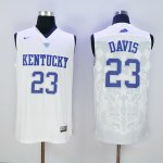 nike kentucky wildcats #23 davis white jerseys