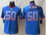 Youth 2014 New Nike Buffalo Bills #50 Alonso blue Jerseys(Drift