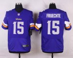 nike minnesota vikings #15 fruechte purple elite jerseys