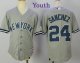 Youth MLB New York Yankees #24 Gary Sanchez Majestic Grey Cool Base Jerseys