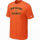 New Orleans Saints T-shirts orange