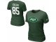 Women Nike New York Jets #85 Chaz Schilens Name & Number T-Shirt