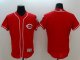Men's MLB Cincinnati Reds Blank Red Flexbase Authentic Collection Jersey