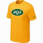 New York Jets sideline legend authentic logo dri-fit T-shirt yel