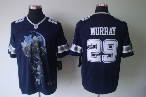 nike nfl dallas cowboys #29 murray blue jerseys [helmet tri-blen