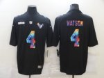 Football Houston Texans #4 Deshaun Watson Stitched Multi-Color 2020 Crucial Catch Jersey