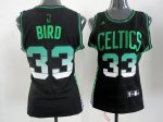women nba boston celtics #33 bird black jerseys [limited edition
