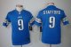 nike youth nfl detroit lions #9 stafford blue [nike limited]
