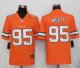 Men Denver Broncos #95 Derek Wolfe Orange New Color Rush Limited Nike NFL Jerseys