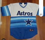 Houston Astros Navy Throwback jersey