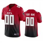 Atlanta Falcons Custom Red 2020 2nd Alternate Vapor Limited Jersey - Men's