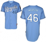 mlb kansas city Royals #46 madson lt.blue jerseys