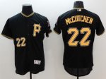 mlb pittsburgh pirates #22 andrew mccutchen majestic black flexbase authentic collection jerseys