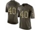 Nike Tampa Bay Buccaneers #40 Mike Alstott army Green Salute to