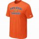 San Diego Chargers T-shirts orange